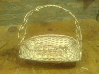 15. Četvrtasta Korpa Sa Ukrasnom Ručkom 29X21X6cm